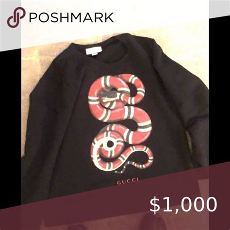 white gucci crewneck sweatshirt snake|Gucci Snake Sweaters for Men for sale .